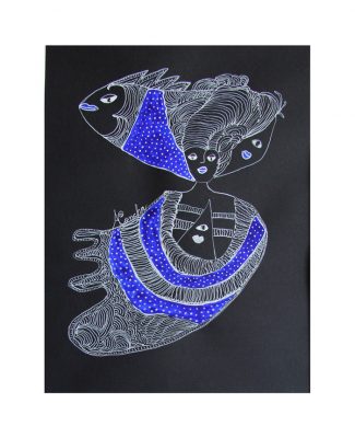 cuba-art-dessin-monochrome-poissons-aconcha