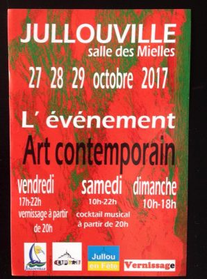 affiche l'événement d'art contemporain 2017