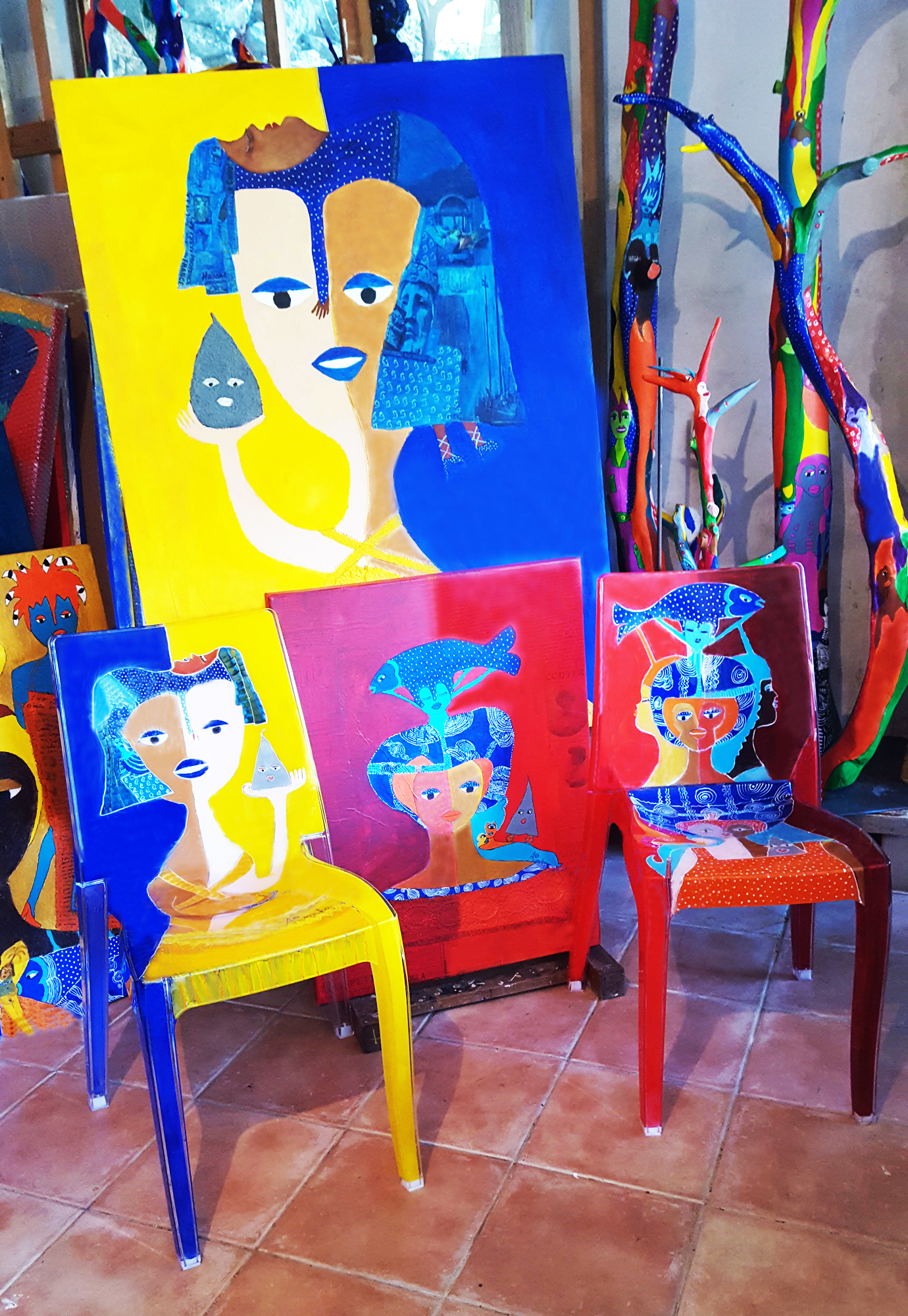 Aconcha.Installation artistique